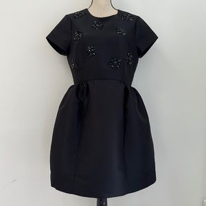 KSBDBJ Kate Spade Black Dress with Black Jewels